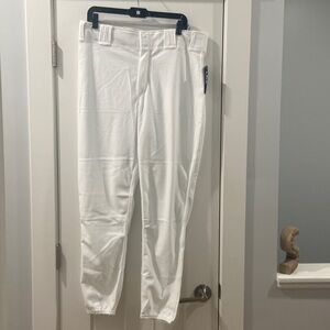 Men's Baseball white pants NWT size large GTM sportswear